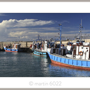 Chokka boats In a Row