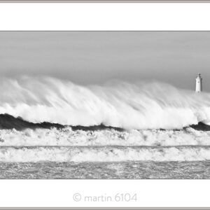 Lighthouse White Horses