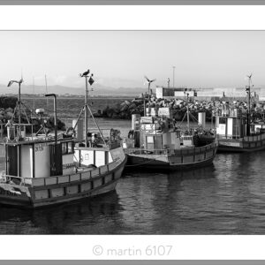 Fishing Boats B&W