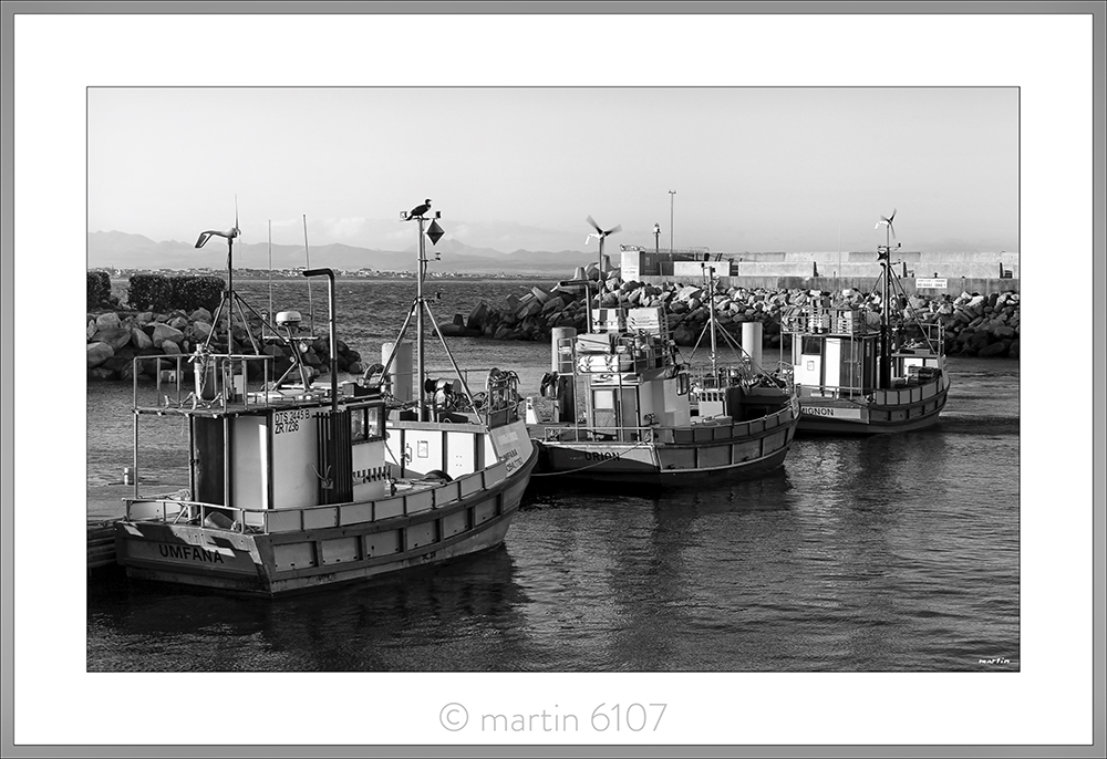 Fishing Boats B&W